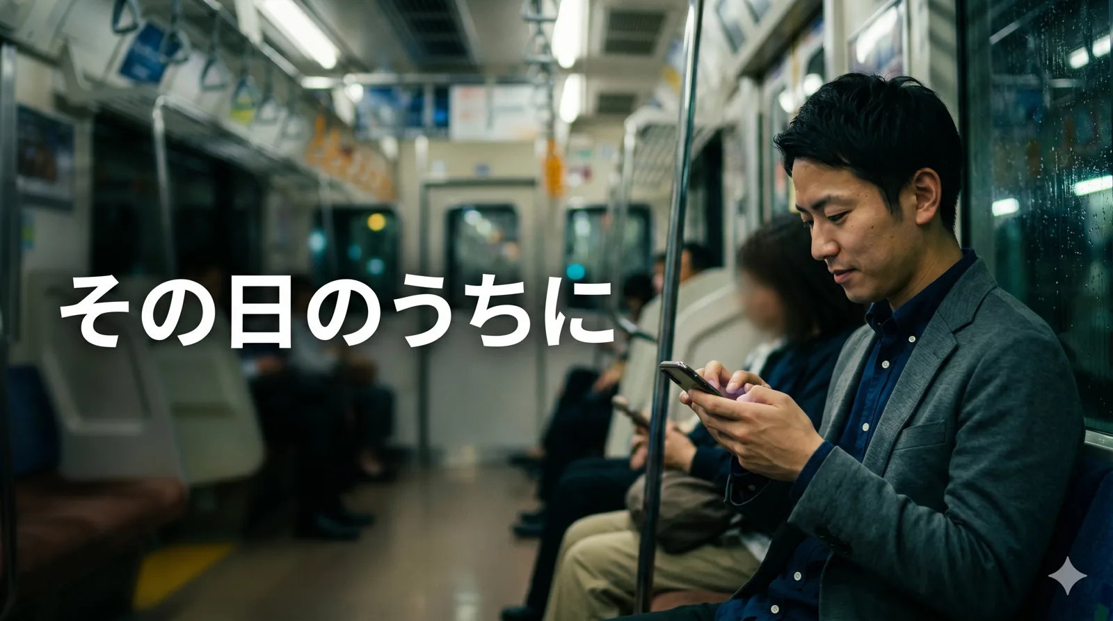 その日のうちに打つ男性