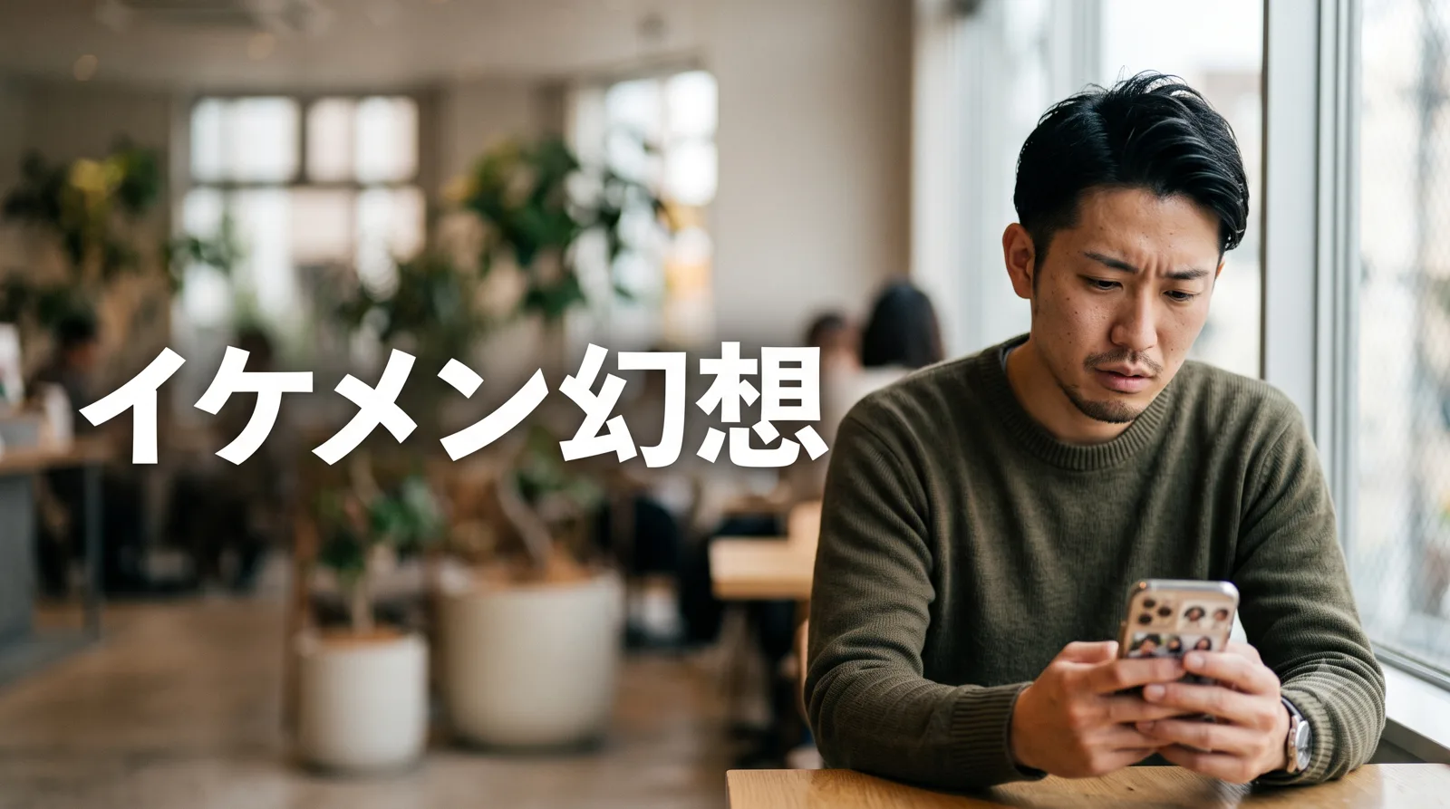 容姿に引け目を感じかける男性