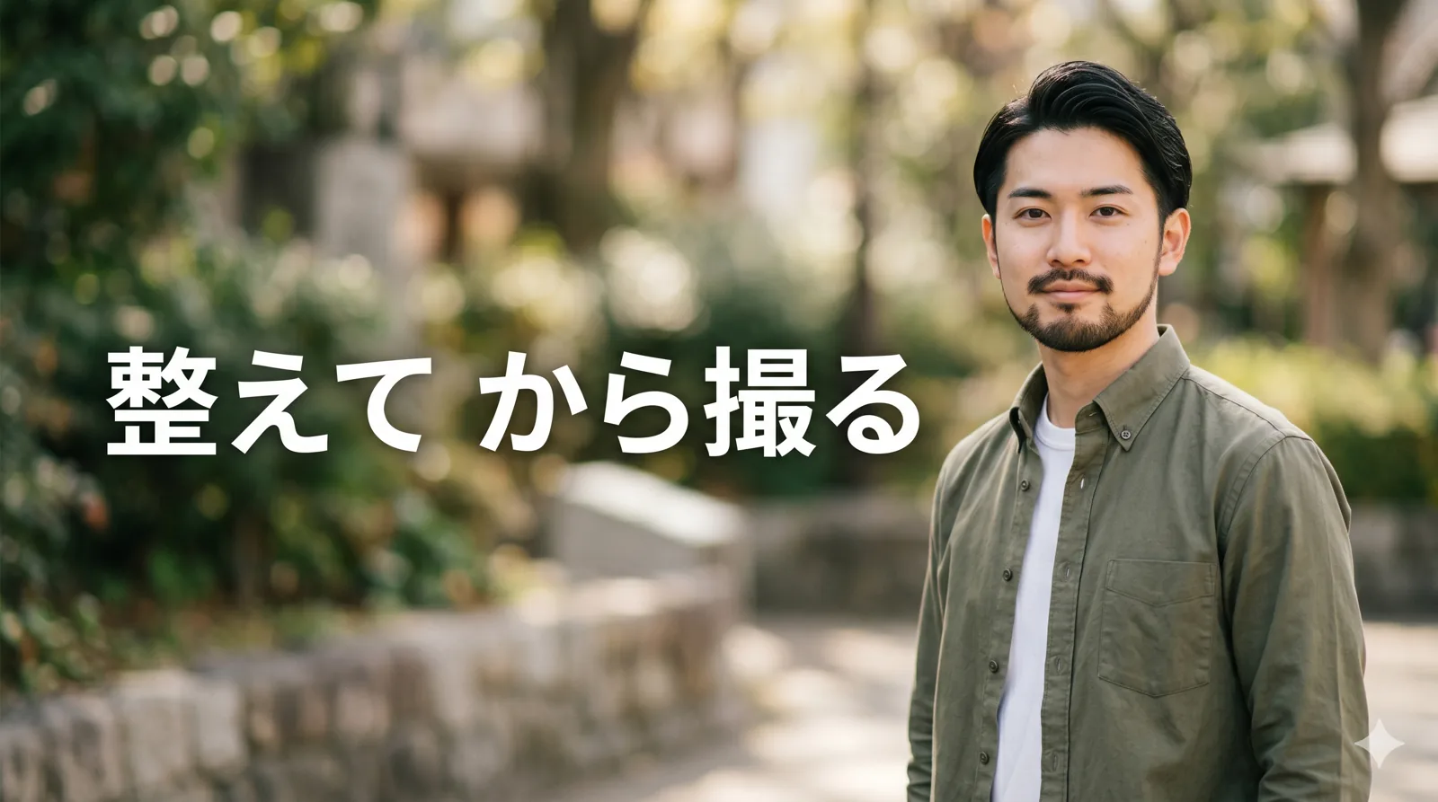 さっぱり整った男性
