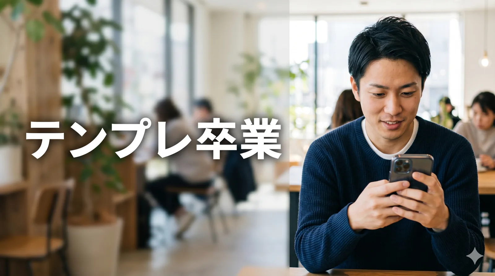 手応えのある男性